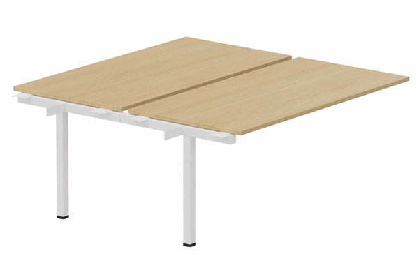 Postes Bench (poste doubles) - SERIE K3 - k3 - Bench suivant 2 Plateaux fixes 160x80 (encombrement P165xL160cm)