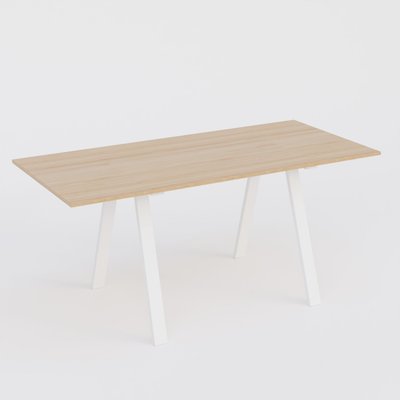 [Pas de famille] - [Pas de sous famille] - Table Keops Métal 260x120 cm de profondeur et hauteur 109 cm . Plateau épaisseur 25mm.