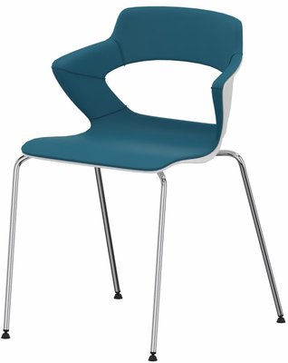 FAUTEUILS/POUFS - 4 pieds - SWEETY Chaise 4 pieds tube. piétement chrome