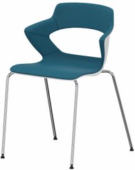 FAUTEUILS/POUFS - 4 pieds - SWEETY Chaise 4 pieds tube. piétement chrome