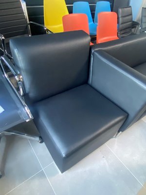 DESTOCKAGE - Sièges & Fauteuils - Chauffeuse 1 place revetement pvc noir