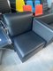 Chauffeuse 1 place revetement pvc noir
