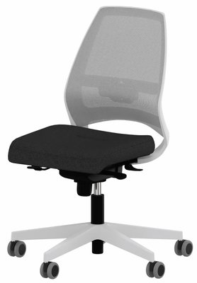 OPERATIVE - Dossier résille - AXEL WHITE MESH siège opérative synchrone réglable en profondeur