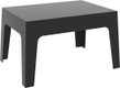 BAHAMAS-Table basse 70cmx50cm en polypropylène recyclable-Finition noir