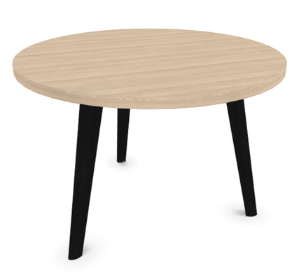 TABLES BASSES - Pieds bois - MELODY table basse ronde diamètre 70cm. hauteur 48cm