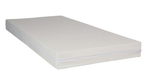 Matelas SATIN ép.15 cm mousse 35 kg/m3 housse - 90x200 cm