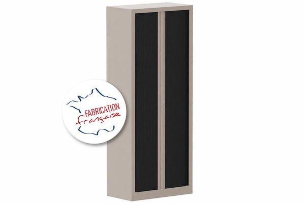 [Pas de famille] - [Pas de sous famille] - Armoire à rideaux H198xL80cm 4 tablettes