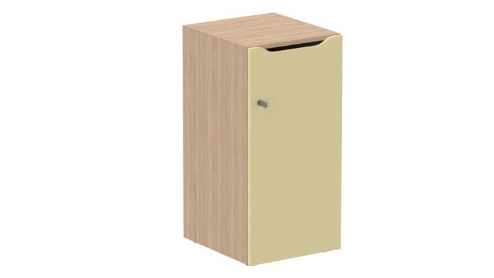 CASIERS - 1 case - Meuble à cases H.92xL.45xP.50cm - 1 case H86cm. porte avec découpe en partie haute. serrure à clé