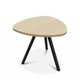 TRIUM Table basse forme triangulaire L.50xP.50xH.40cm