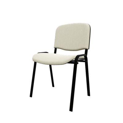 VISITEURS ET FONCTIONNELS - 4 Pieds - JOKER ECO - Chaise 4 pieds, tissu LUCIA beige