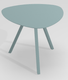 TRIUM Table basse forme triangulaire L.50xP.50xH.40cm