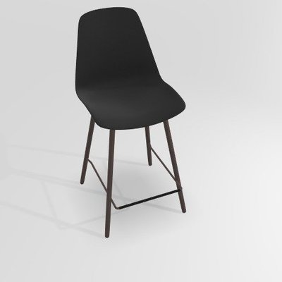 CHAISES ET TABOURETS - Pour tables hauteur 90 cm - PETALE Chaise haute L.46xP.51.5xH.101.5cm-hauteur assise 65.5cm