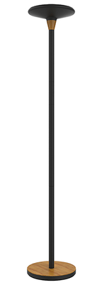 LUMINAIRES - Lampadaires - Lampadaire design néo rétro performant et peu énergivore. Couleur hêtre et Noir.