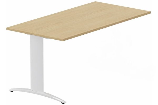 TABLES DE FORMATION - Composables piétement "i" - Module suivant L180xP80cm pour table composable pied "i"