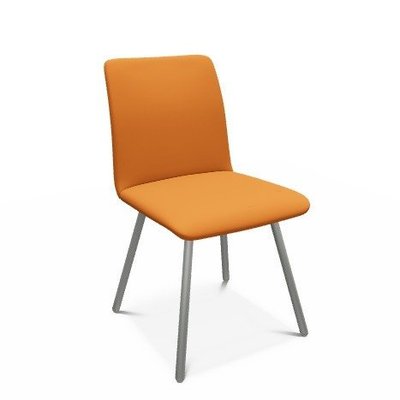 CHAISES ET TABOURETS - Pour tables standards, ht 75 cm, piétement 4 pieds - CHIC chaise 4 pieds. L.44.5xP.57xH.83cm-hauteur assise 47.5cm.