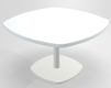 SPOTY Table basse forme carrée angles arrondis L.70xP.70xH.40cm.