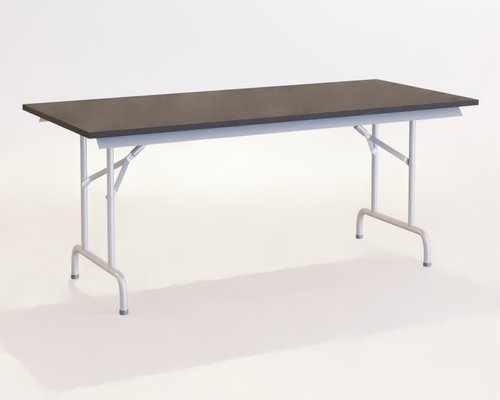 TABLES PLIANTES - 180x80xHt. 75cm - Table pliante Easy 180x80 cm noir / structure aluminium