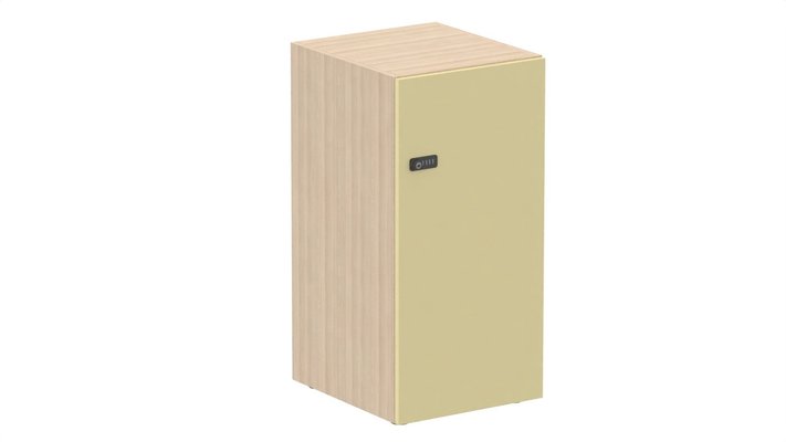 CASIERS - 1 case - Meuble à cases H.92xL.45xP.50cm - 1 case H86cm. porte pleine. serrure à code