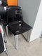 Chaise 4 pieds polypro fumé noir transparent