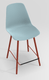 PETALE Chaise haute L.46xP.51.5xH.101.5cm-hauteur assise 65.5cm