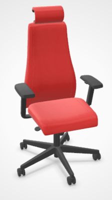 DIRECTION - Fauteuils - SO PRETTY fauteuil manager + têtière avec accotoirs mécanique synchrone décalé avec translation d'assise
