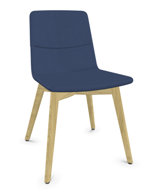 FAUTEUILS/POUFS - 4 pieds bois - MELODY chaise 4 pieds bois frêne naturel