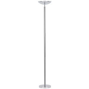 LUMINAIRES - Lampadaires - LINE Lampadaire LED à éclairage indirect, vasque orientable, variateur sur le cordon, coloris chrome