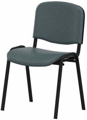 VISITEURS ET FONCTIONNELS - 4 Pieds - JOKER ECO - Chaise 4 pieds, tissu BONDAI gris moyen