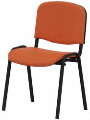VISITEURS ET FONCTIONNELS - 4 Pieds - JOKER ECO - chaise 4 pieds tissu BONDAI coloris orange (BNB)