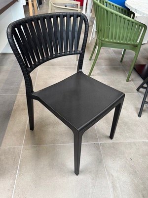 DESTOCKAGE - Chaise - Chaise intérieur/extérieur polypropylène noir