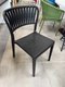 Chaise intérieur/extérieur polypropylène noir