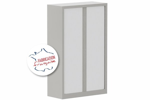 [Pas de famille] - [Pas de sous famille] - Armoire à rideaux H160xL100cm 3 tablettes