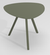 TRIUM Table basse forme triangulaire L.50xP.50xH.40cm