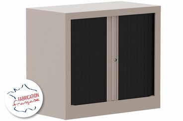 [Pas de famille] - [Pas de sous famille] - Armoire à rideaux H69,5xL80cm 1 tablette