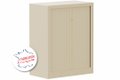 Armoire à rideaux H100xL80cm 2 tablettes