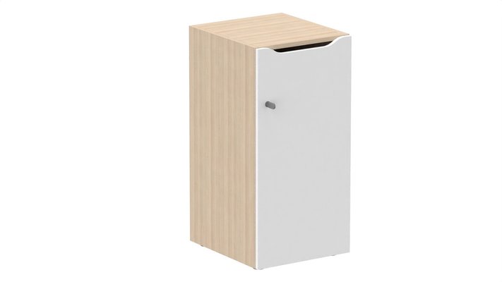 CASIERS - 1 case - Meuble à cases H.92xL.45xP.50cm - 1 case H86cm. porte avec découpe en partie haute. serrure à clé
