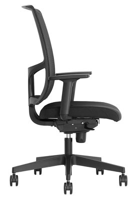 OPERATIVE - Dossier résille - SAXO SIEGE OPERATIVE SYNCHRONE REGLABLE EN PROFONDEUR, DOSSIER RESILLE NOIR, TISSU VALENCIA NOIR, STRUCTURE NYLON NOIR