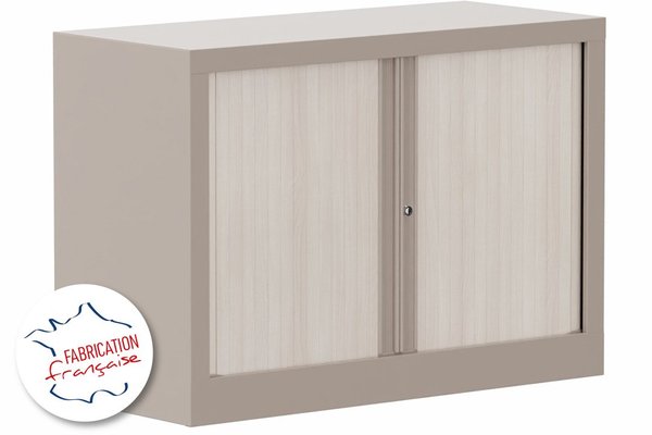 [Pas de famille] - [Pas de sous famille] - Armoire à rideaux H69,5xL100cm 1 tablette