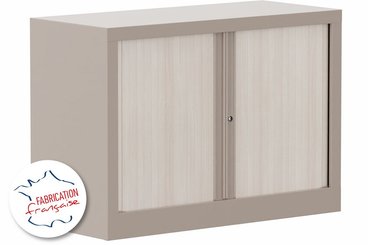 [Pas de famille] - [Pas de sous famille] - Armoire à rideaux H69,5xL100cm 1 tablette