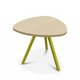 TRIUM Table basse forme triangulaire L.50xP.50xH.40cm