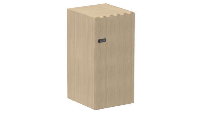 CASIERS - 1 case - Meuble à cases H.92xL.45xP.50cm - 1 case H86cm. porte pleine. serrure à code