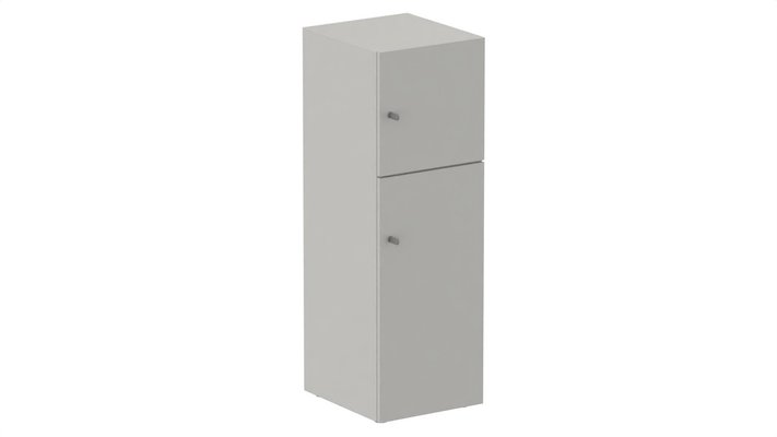 CASIERS - 2 cases - Meuble à cases H.137xL.45xP.50cm - 2 cases : 1 x H86cm (en bas) + 1 x H43cm. portes pleine. serrure à clé