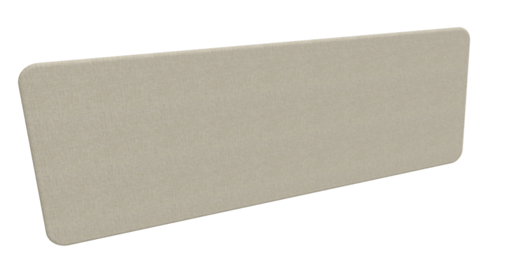 BUREAU - PACK - Panneau-écran STANDARD H.45cm- poste solo- L.160cm- tissu BERTA  AD8, pinces blanches