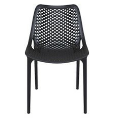 POLYPROPYLENE - CHAISES  - BAHIA-Chaise en polypropylène renforcè fibre de verre-Polypropylène recyclable, renforcé de fibre de verre. Finition: polypro noir (PNR)