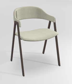 CHAISES ET TABOURETS - Pour tables standards, ht 75 cm, piétement 4 pieds - POPEYE Chaise L.53xP.43xH.77.5cm-hauteur assise 46cm