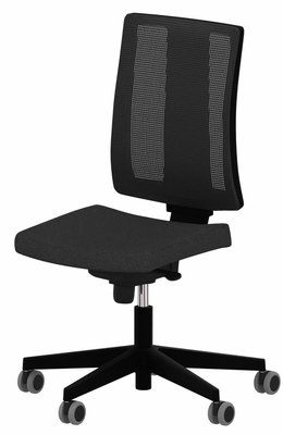 OPERATIVE - Dossier résille - HUGO BLACK MESH siège opérative synchrone réglable en profondeur