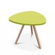 TRIUM Table basse forme triangulaire L.50xP.50xH.40cm