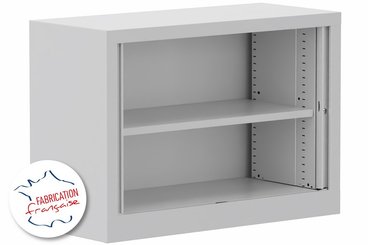 [Pas de famille] - [Pas de sous famille] - Armoire à rideaux H69,5xL100cm 1 tablette