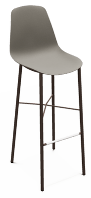 CHAISES ET TABOURETS - Pour tables hauteurs 105 ou 110 cm - DIXIE Chaise haute L.44xP.52xH.117cm-hauteur assise 80cm.