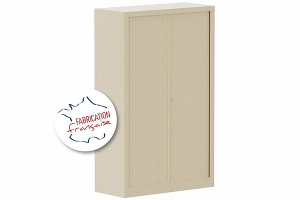 [Pas de famille] - [Pas de sous famille] - Armoire à rideaux H160xL100cm 3 tablettes